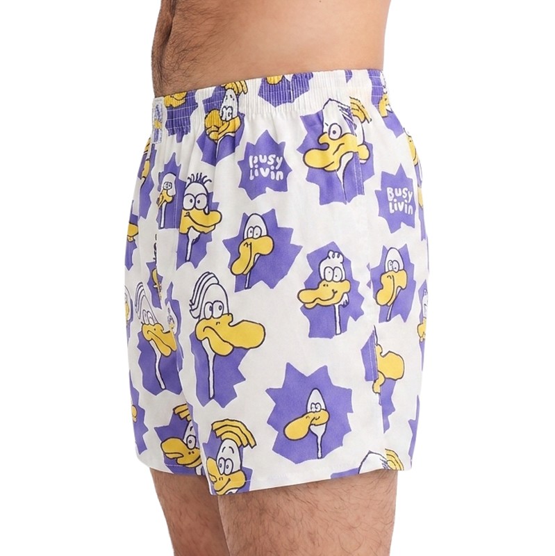 Lousy_Livin_Boxershorts_Weiß_Lila_Ente