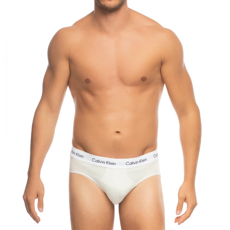 CalvinKlein_3-erSet_Slips_Schwarz,Beige&Lila