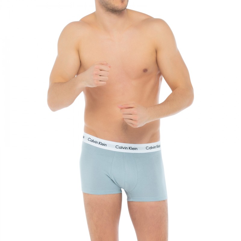 CalvinKlein_3-erSet_LowRise_Trunks_Grau,Pink&Lila