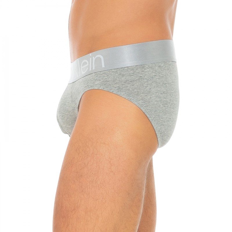 Boxerman_Herrenunterwäsche_Calvin Klein_3-er Set_Slips_Schwarz Grau & Weiß