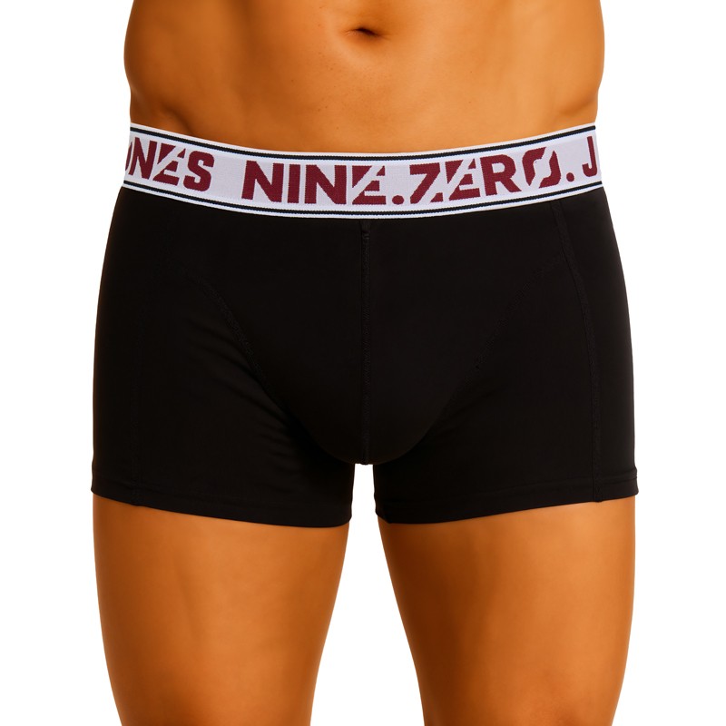 Jack & Jones 7-er Set Trunks Schwarz/Hellgrau mit verschiedenfarbigem Webbund