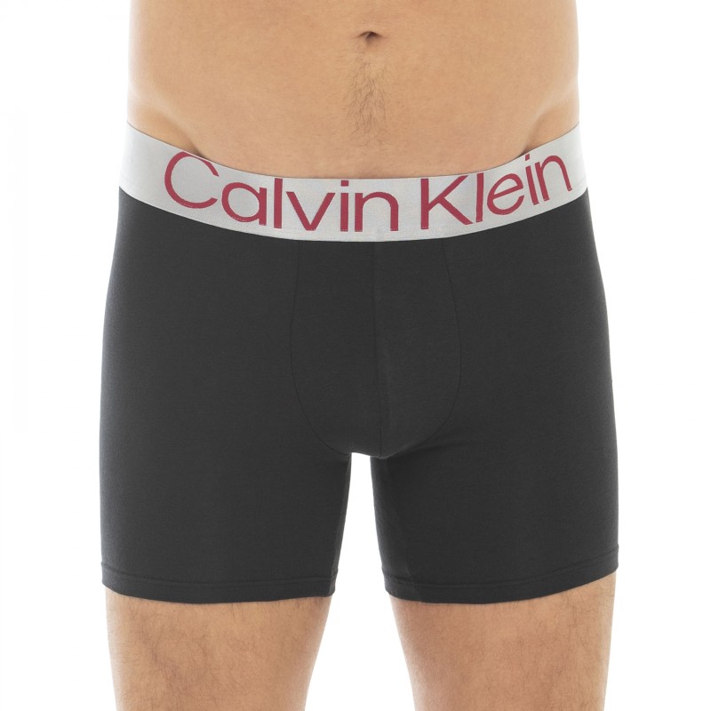 CalvinKlein_3-erSet_BoxerBriefs_Schwarz_mitverschiedefarbigemWebbund