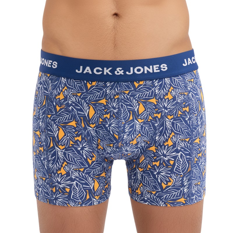Jack & Jones 5-er Set Trunks Blau verschiedene Muster