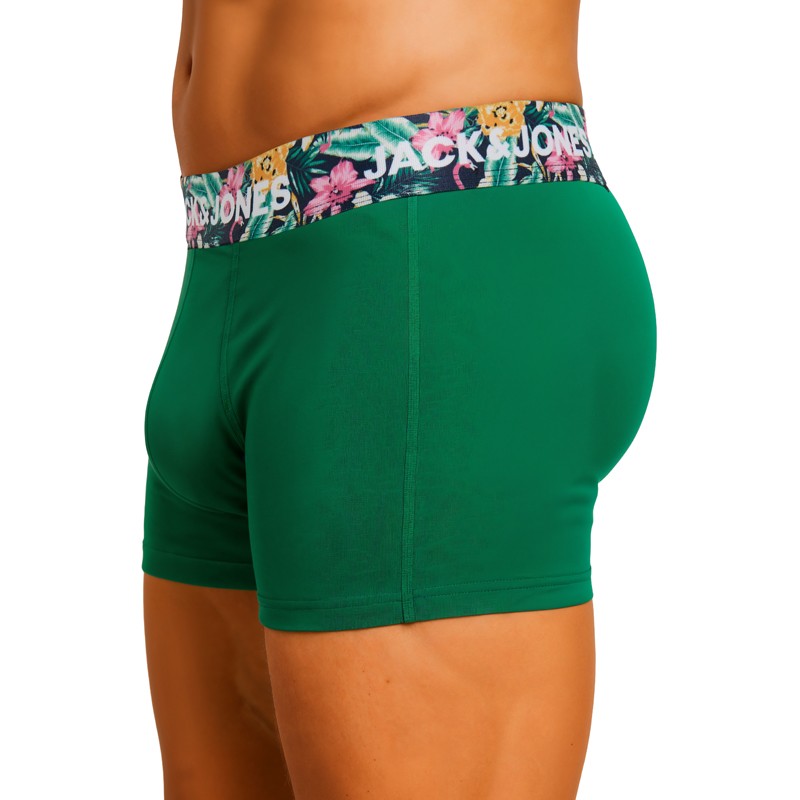 Jack & Jones 3-er Set Trunks Blau & Grün mit Motiv
