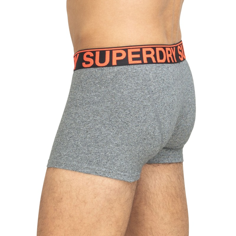 Superdry_3-erSet_Trunks_Schwarz,Orange&Grau