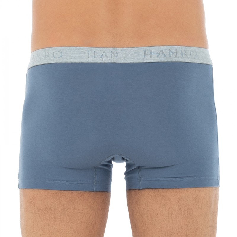 Hanro_2-erSet_Trunks_Blau&Khaki