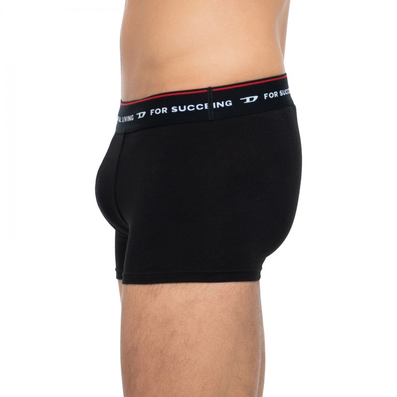 Boxerman_Herrenunterwäsche_Boxershorts_Retroshorts_Diesel_3-er Set_Trunks_Schwarz