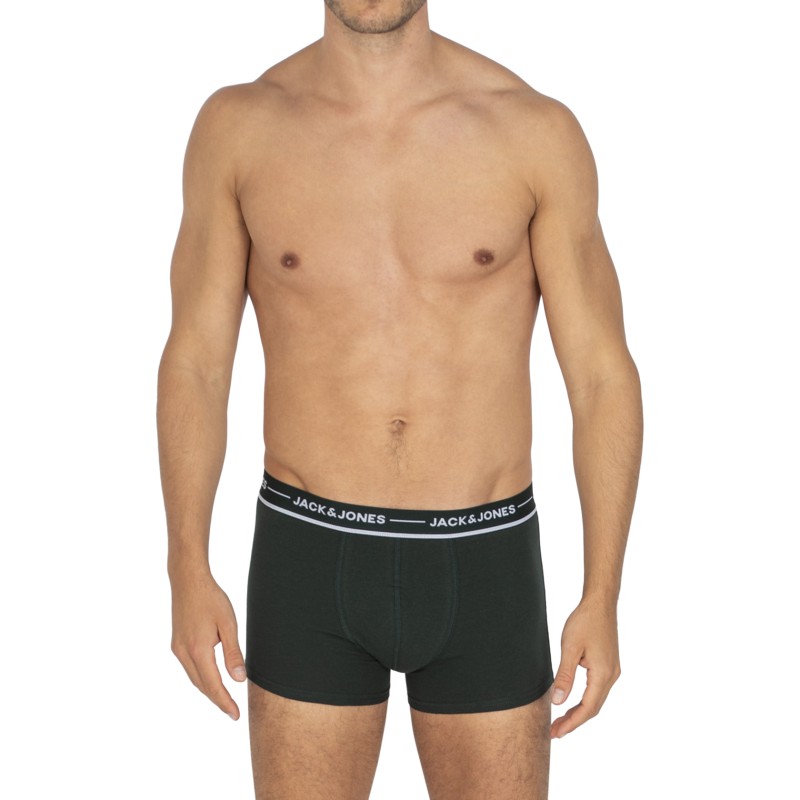 Jack & Jones_5-er Set_Trunks_Schwarz Blau Grün & Grau