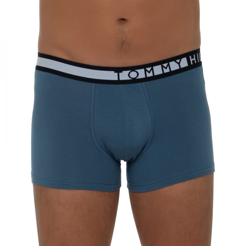 Boxerman_Herrenunterwäsche_Boxershorts_Tommy Hilfiger_3-er Set_Trunks_Schwarz Mintgrün Blau