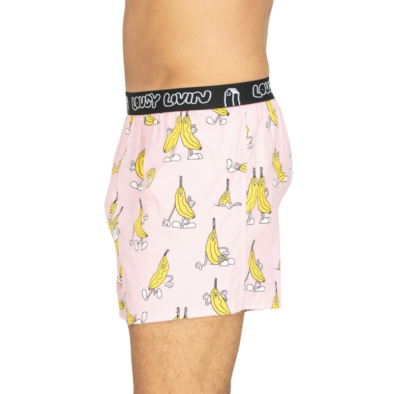 Lousy Livin Boxershorts 2-er Set Blau & Pink mit Motiv