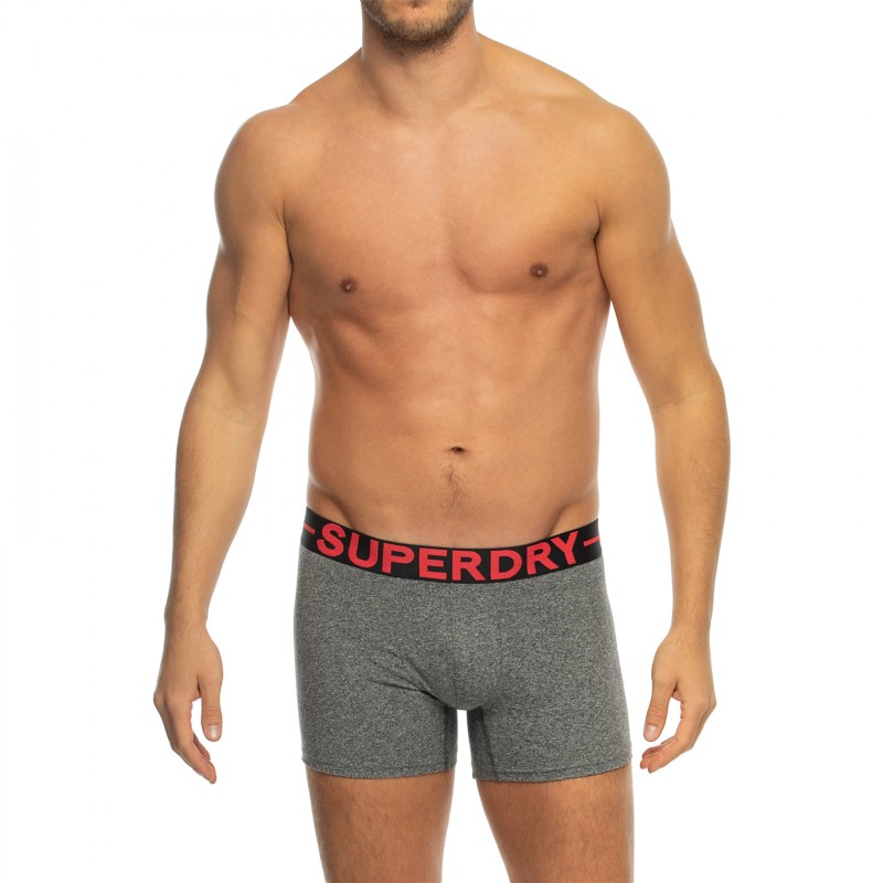 Superdry_3-erSet_BoxerBriefs_Grau&Rot