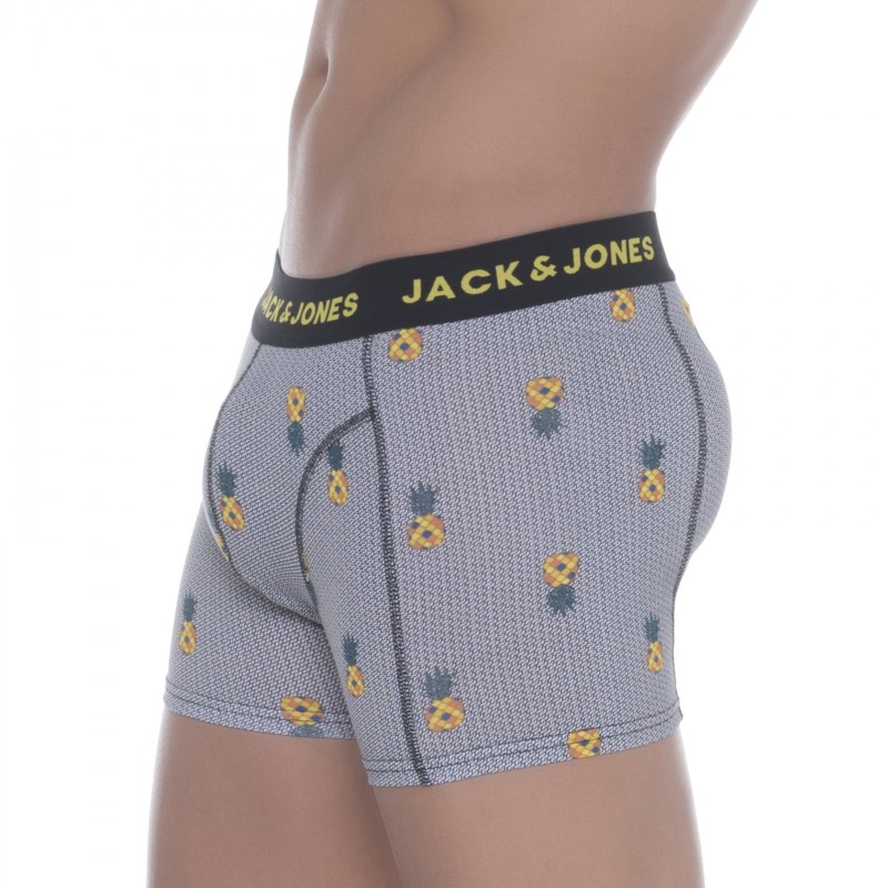 Jack&Jones_3-erSet_Trunks_Schwarz&Weiß_mitfruchtigemPrint