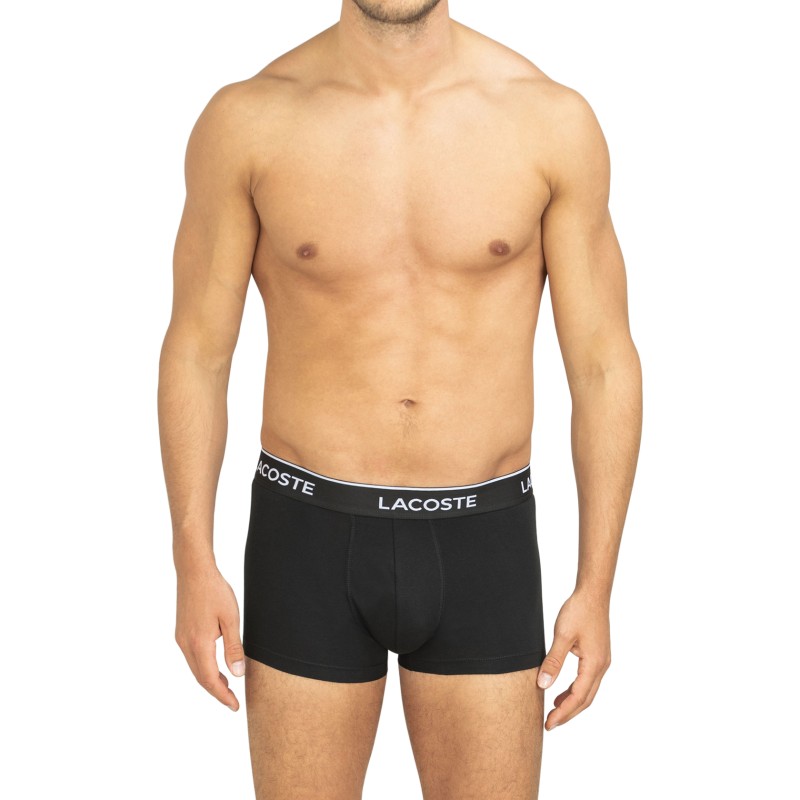 Boxerman_Herrenunterwäsche_Boxershorts_ Lacoste_3-er Set_Trunks_Schwarz