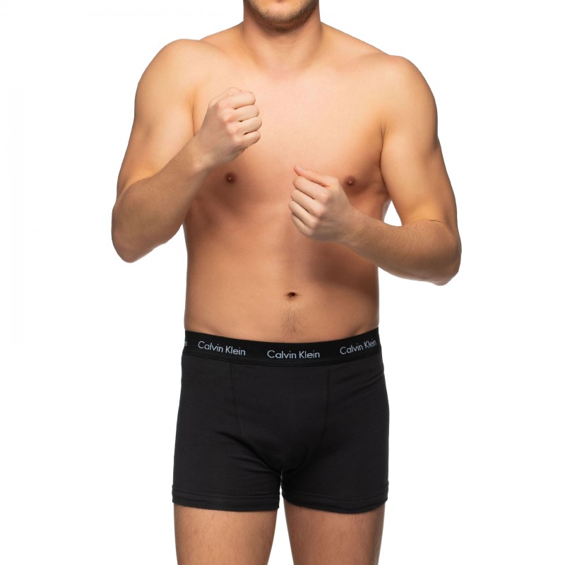 Boxerman_Boxershorts_Herrenunterwäsche_Calvin Klein_3-er Set_Trunks_Schwarz