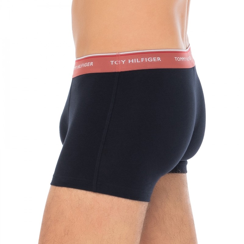 TommyHilfiger_3-erSet_Trunks_Dunkelblau_mitverschiedenfarbigemWebbund