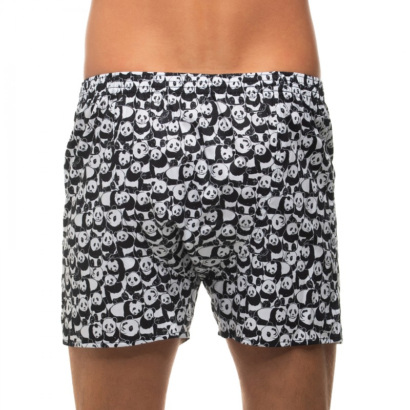 Boxerman_Herrenunterwäsche_D.E.A.LInternational_Boxershorts_Schwarz Weiß Panda