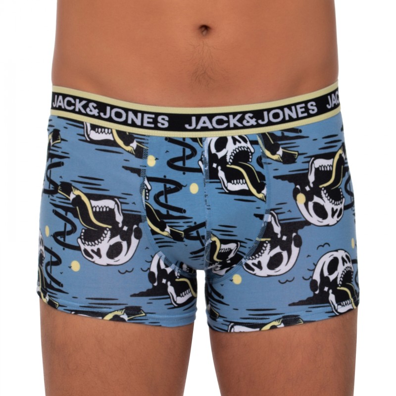 Boxerman_Herrenunterwäsche_Boxershorts_Jack & Jones_Set_Trunks_Schwarz, Blau & Motiv