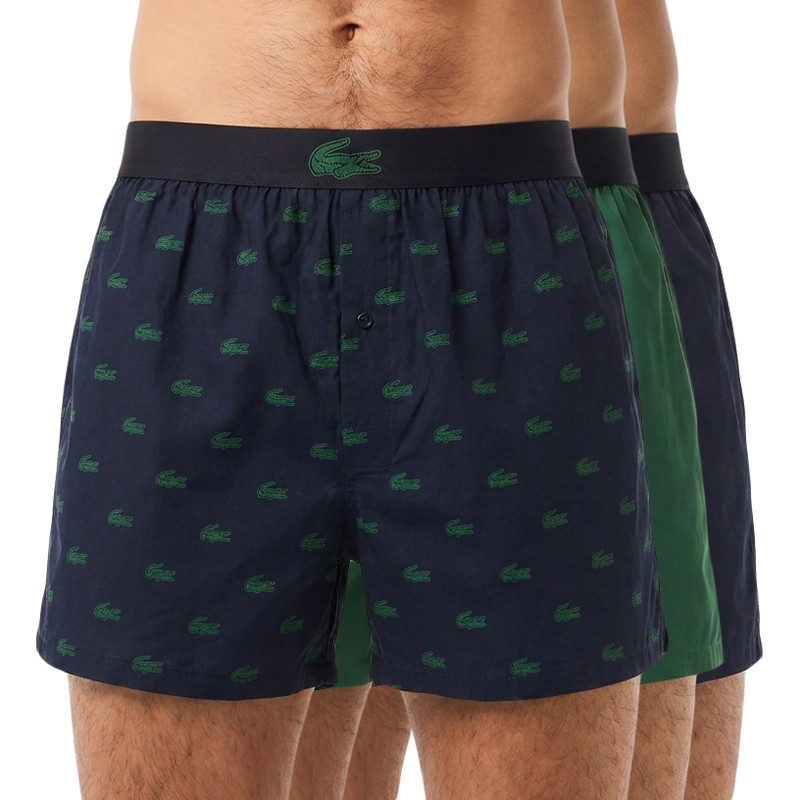 Lacoste_Boxershorts_Dunkelblau_Grün