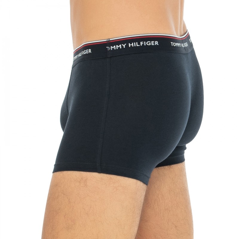 TommyHilfiger_3-erSet_Trunks_Blau_mitverschiedenfarbigemWebbund