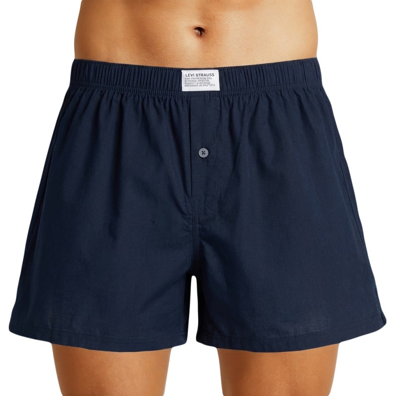 Boxerman_Herrenunterwäsche_Boxershorts_Levi's_2-er Set_Blau_gestreift