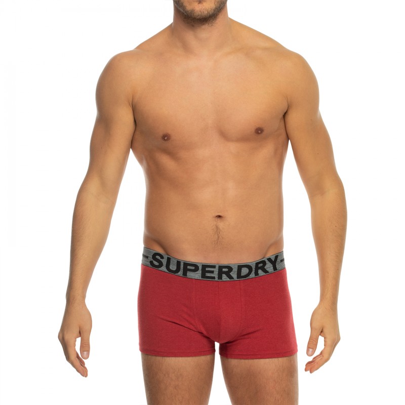 Superdry_3-erSet_Trunks_Grün,Blau&Rot