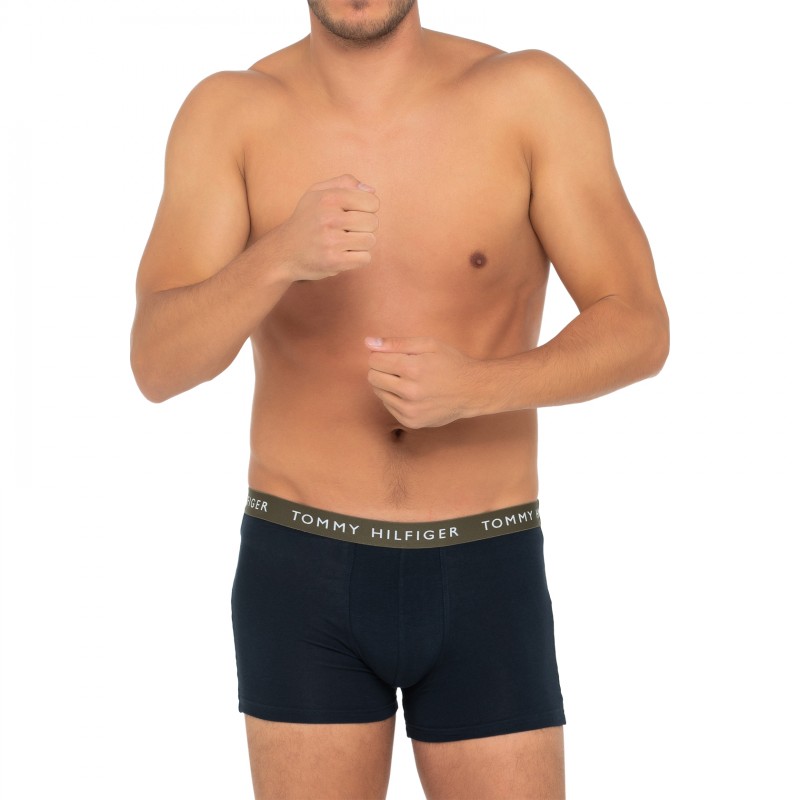 Boxerman_Herrenunterwäsche_Boxershorts_Tommy Hilfiger_3-er Set_Trunks_Dunkelblau