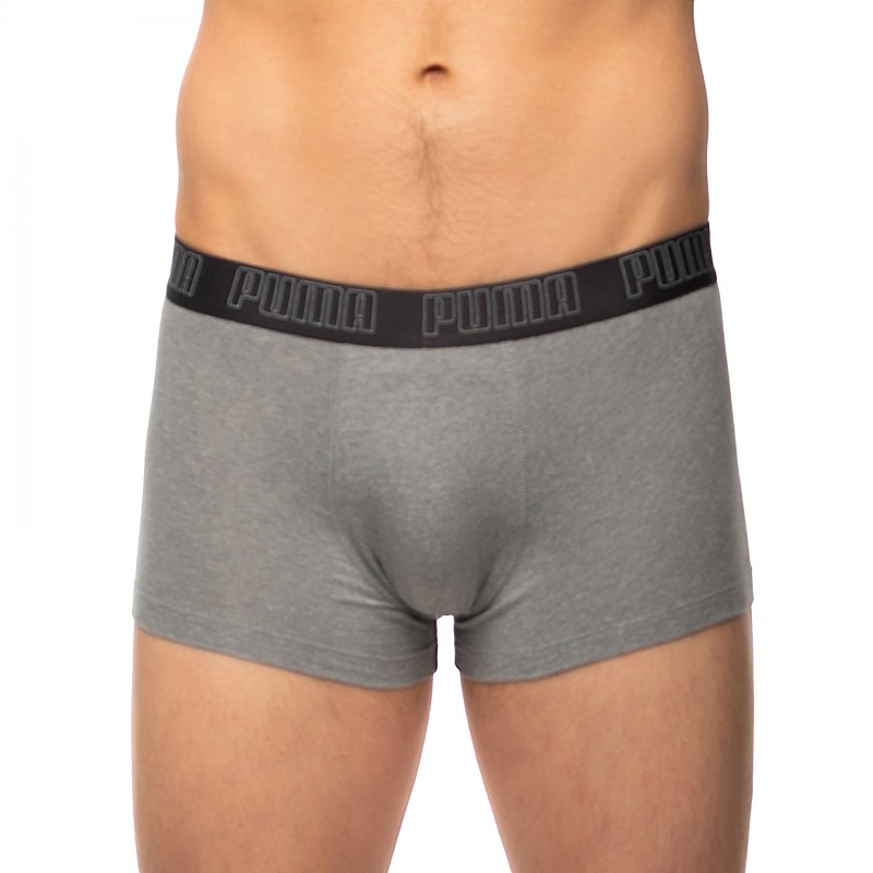 Boxerman_Herrenunterwäsche_Boxershorts_Puma_2-er Set_Basic Trunks_Grau