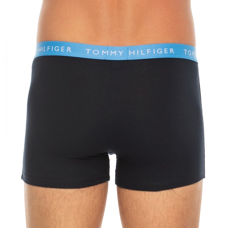 Tommy Hilfiger 5-er Set Trunks Blau mit verschiedenfarbigen Webbund