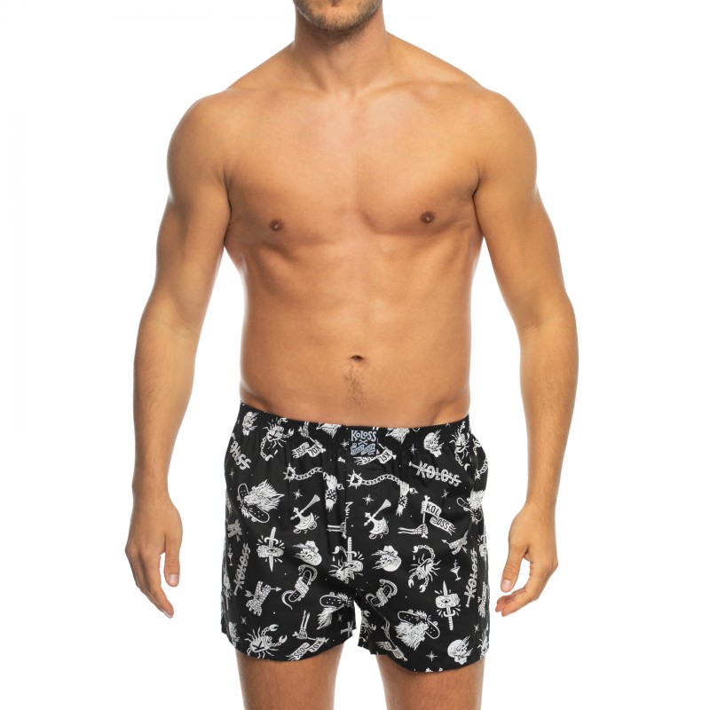 LousyLivin_Boxershorts_Schwarz&Weiß_mitMotiv