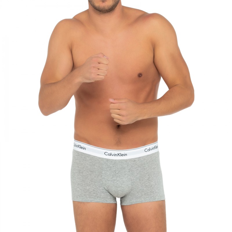Calvin Klein_3-er Set_Trunks_Grau Weiß Schwarz