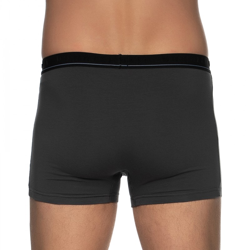 Boxerman_Herrenunterwäsche_Boxershorts_Bugatti_2-er Set_Trunks_Blau Grau