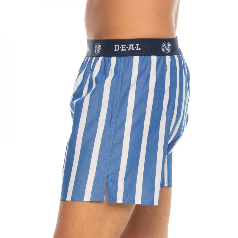 D.E.A.L International Boxershorts Blau & Weiß gestreift