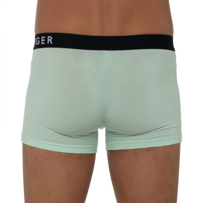 Boxerman_Herrenunterwäsche_Boxershorts_Tommy Hilfiger_3-er Set_Trunks_Schwarz Mintgrün Blau