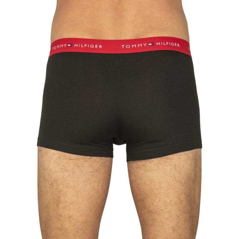 TommyHilfiger_3-erSet_Trunks_Schwarz_mitverschiedenfabigemWebbund