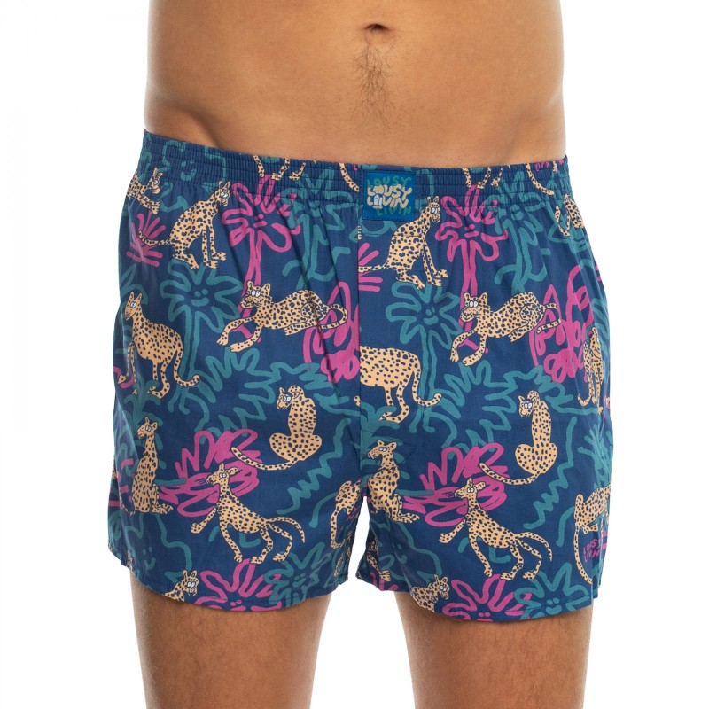 LousyLivin_2-erSet_Boxershorts_Blau&Beige_mitMotiv