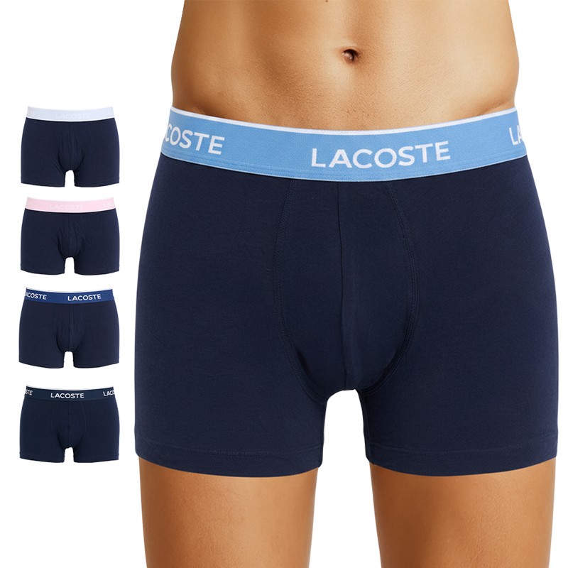 Boxerman_Herrenunterwäsche_Boxershorts_ Lacoste_5-er Set_Trunks_Schwarz