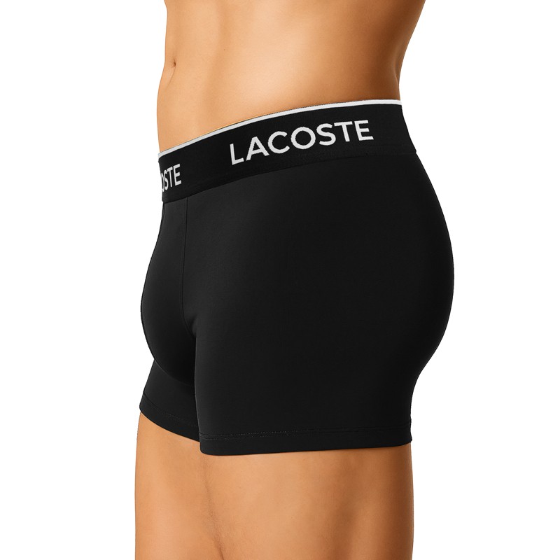 Boxerman_Herrenunterwäsche_Boxershorts_ Lacoste_3-er Set_Trunks_Schwarz