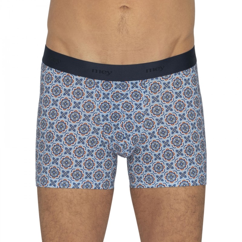 Boxerman_Mey_Trunks_Blau_mitgraphischemDesign