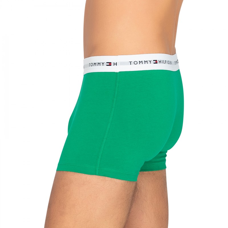 TommyHilfiger_3-erSet_Trunks_Orange,Dunkelblau&Grün