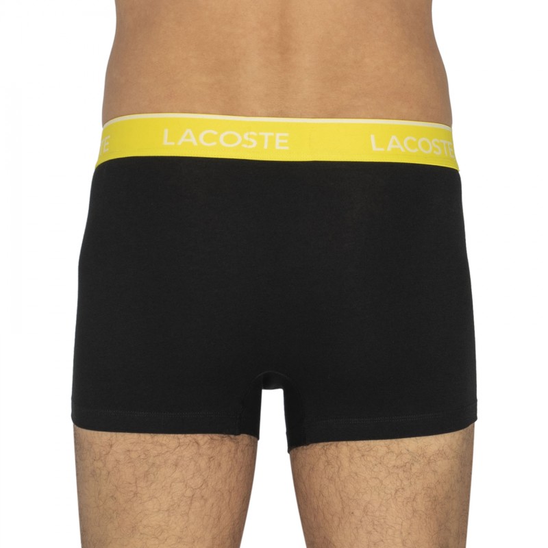 Lacoste_3-erSet_Trunks_Schwarz_mitverschiedenfarbigemWebbund