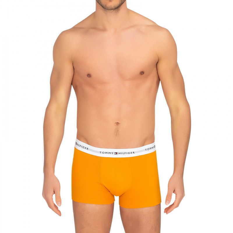 TommyHilfiger_3-erSet_Trunks_Orange,Dunkelblau&Grün