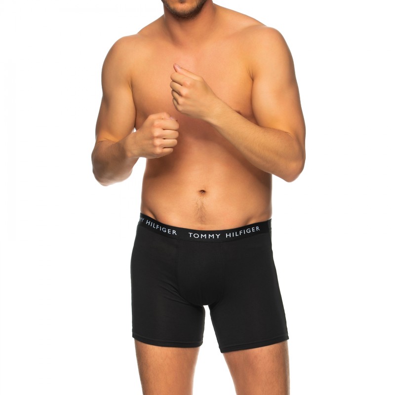 Boxerman_Herrenunterwäsche_Boxershorts_Tommy Hilfiger_3-er Set_Trunks_Schwarz