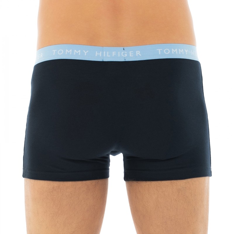 TommyHilfiger_3-erSet_Trunks_Dunkelblau_mitverschiedenfarbigemWebbund