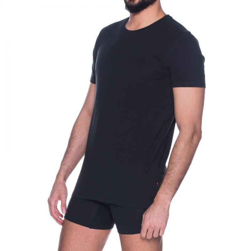 Levi's_2-er Set_T-Shirt_Rundhals_Schwarz