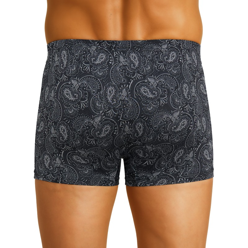Mey Trunk Shorty Blau mit Paisley Muster