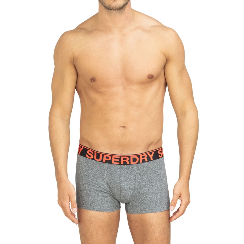Superdry_3-erSet_Trunks_Schwarz,Orange&Grau