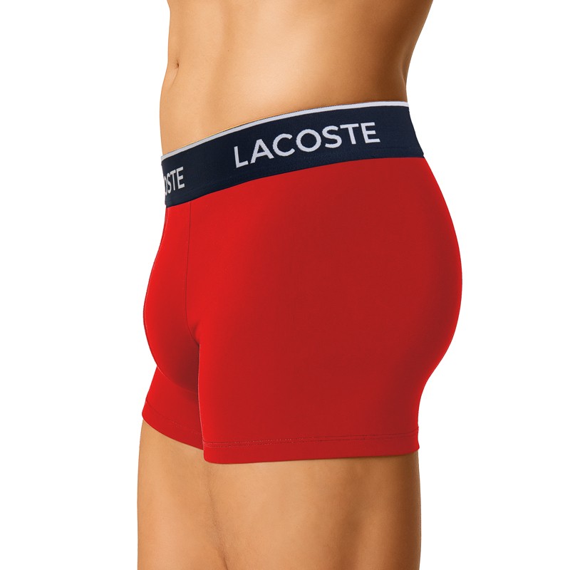 Lacoste 3-er Set Trunks Blau, Rot & Dunkelblau