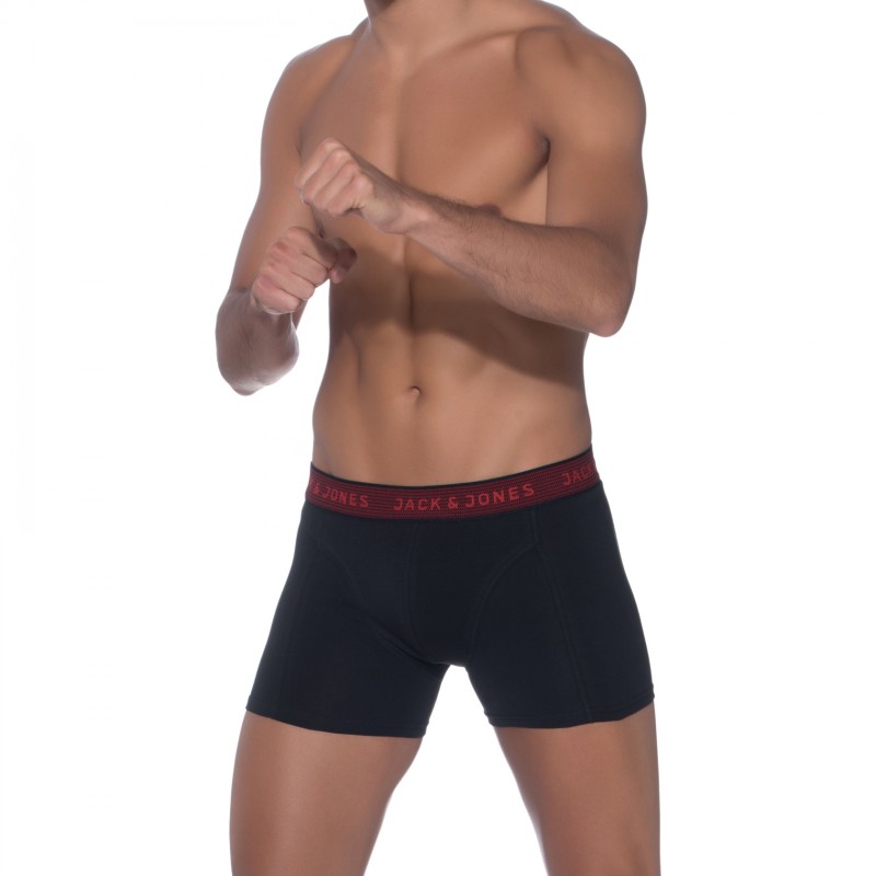 Jack & Jones_3-er Set_Trunks_Schwarz