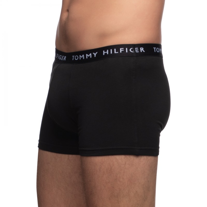 Boxerman_Herrenunterwäsche_Boxershorts_Tommy Hilfiger_3-er Set_Trunks_Schwarz