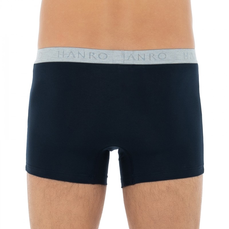 Hanro_2-erSet_Trunks_Blau&Grau